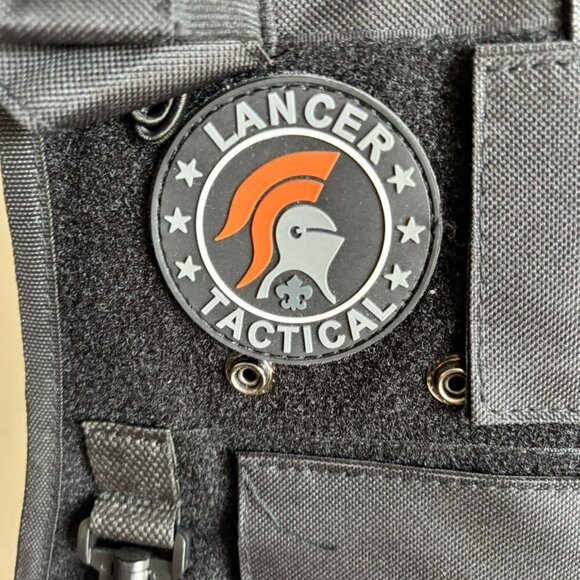 Lancer Tactical Mens Combat and Training Costume Outdoor Vest Black Size Medium - Picture 7 of 7